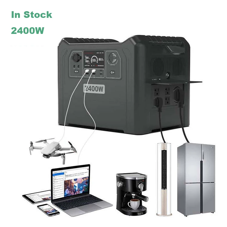 Outdoor110v 220v 300w 600w 1000W 1200w 2400w LiFePO4 Lithium Battery Solar Generator Camping Power Supply Portable Power Station