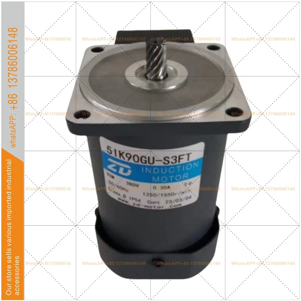 Original 90W induction fixed speed motor 5IK90GU-CF 5GU30KB three-phase 380V