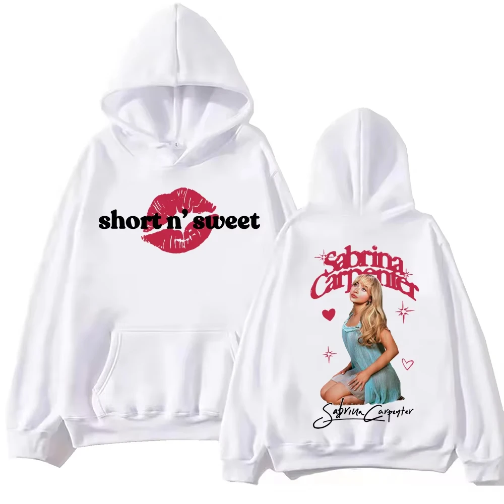 

Sabrina Carpenter Short N Sweet Hoodie Harajuku Pullover Tops Man Woman Loose Sweatshirt Fans Gift Classic Simple Long Sleeve