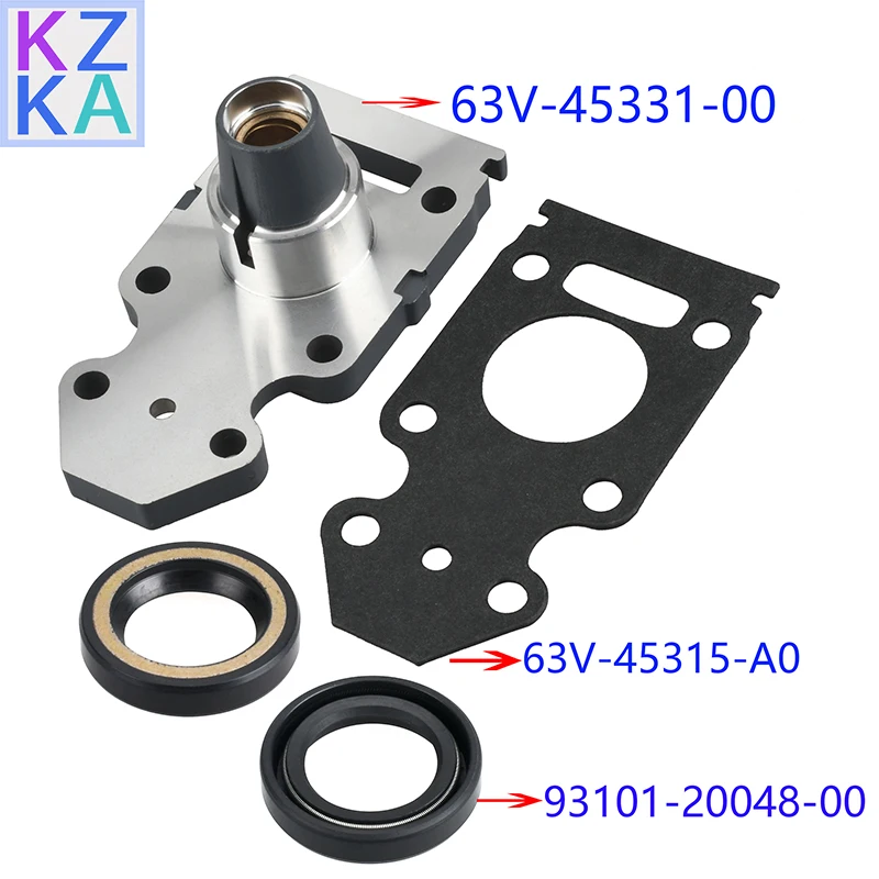 

Корпус 63V-45331-00-5B, подшипник для Yamaha 9.9HP 15HP 63V-45331 с втулкой 90381-14020, масляное уплотнение 93101-20048, прокладка 63v-45315-a0