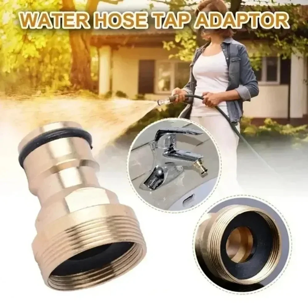 

Universal Quick Threaded Tap Connector Adaptor Faucet Tap Connector Mixer Hose Adaptor Kitchen Bathroom Garden Tap Accessories