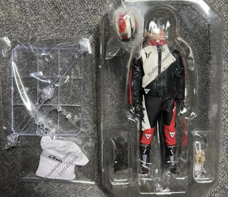 1990s 1/12 Scale Collectible Full Throttle Andy Lau Racing Cars Full Set 6\'\' Action Figure Toys with Customized Motorcycle