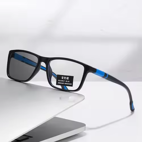 Photochromic Anti Blue Light Outdoor Sports Cycling Ultra Light High-definition Color Changing Myopia Glasses 0 -0.5 -0.75 -1.25 - Image 8