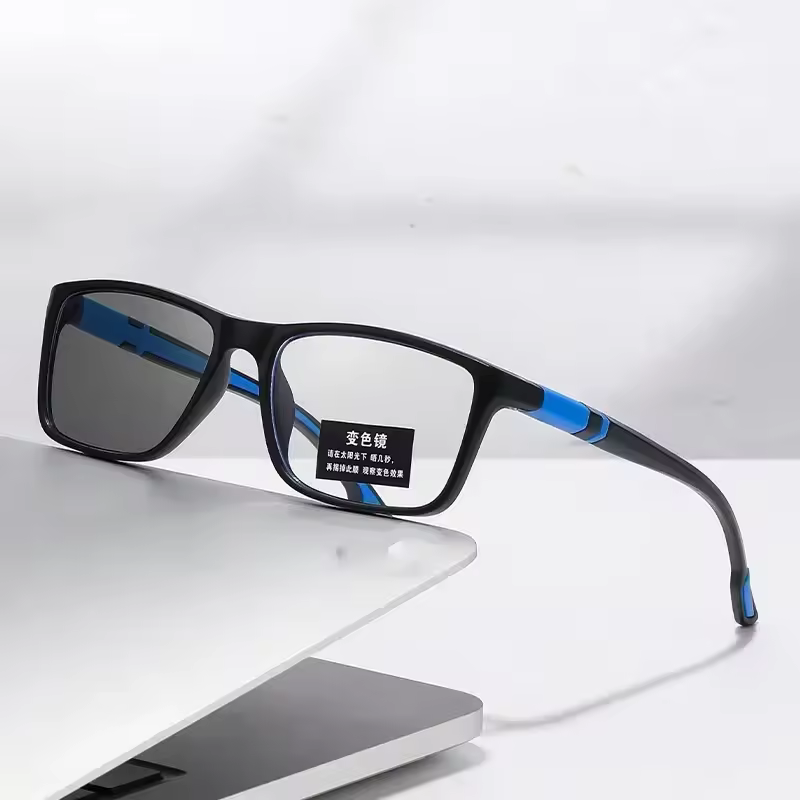Photochromic Anti Blue Light Outdoor Sports Cycling Ultra Light High-definition Color Changing Myopia Glasses 0 -0.5 -0.75 -1.25 - Image 8