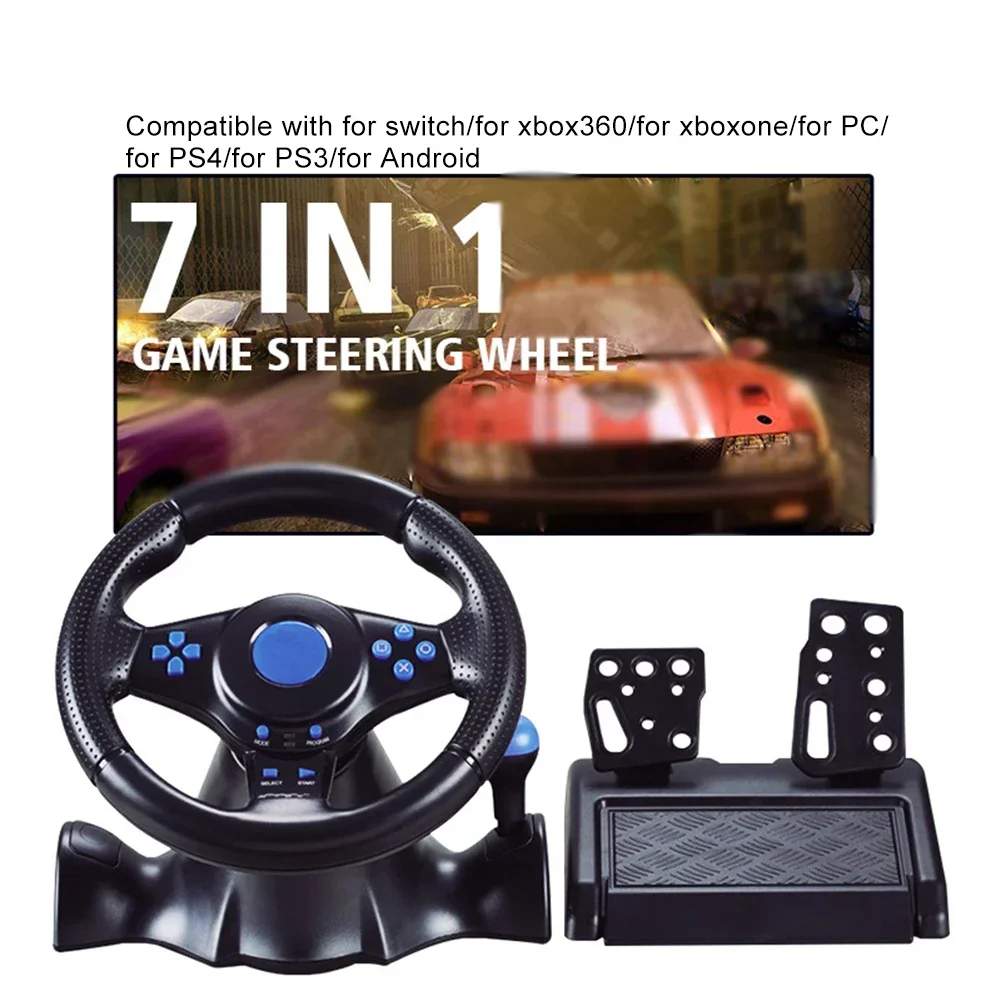 USB DATA FROG Racing Steering Wheel Vibration Controller Gaming Simracing Car Pedal For Xbox 360 For PS4 For PS2 For PS3 For PC