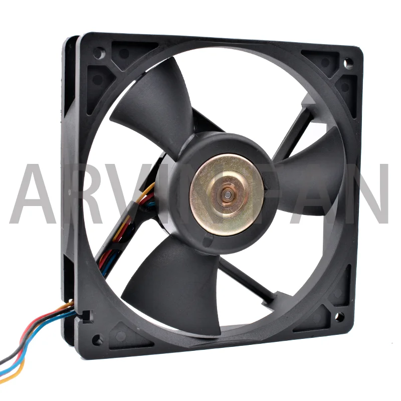 더블 볼 베어링 대형 풍량 부스터 팬, EFC1212D, 12cm, 120mm, 12025, 12V, 0.75A, 오리지널, 신제품