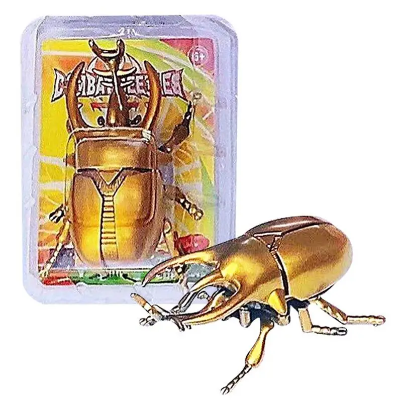 Wind-Up Beetle Creative Animated Insect Model Scarab Beetle Children's Battle Wind-Up Toy