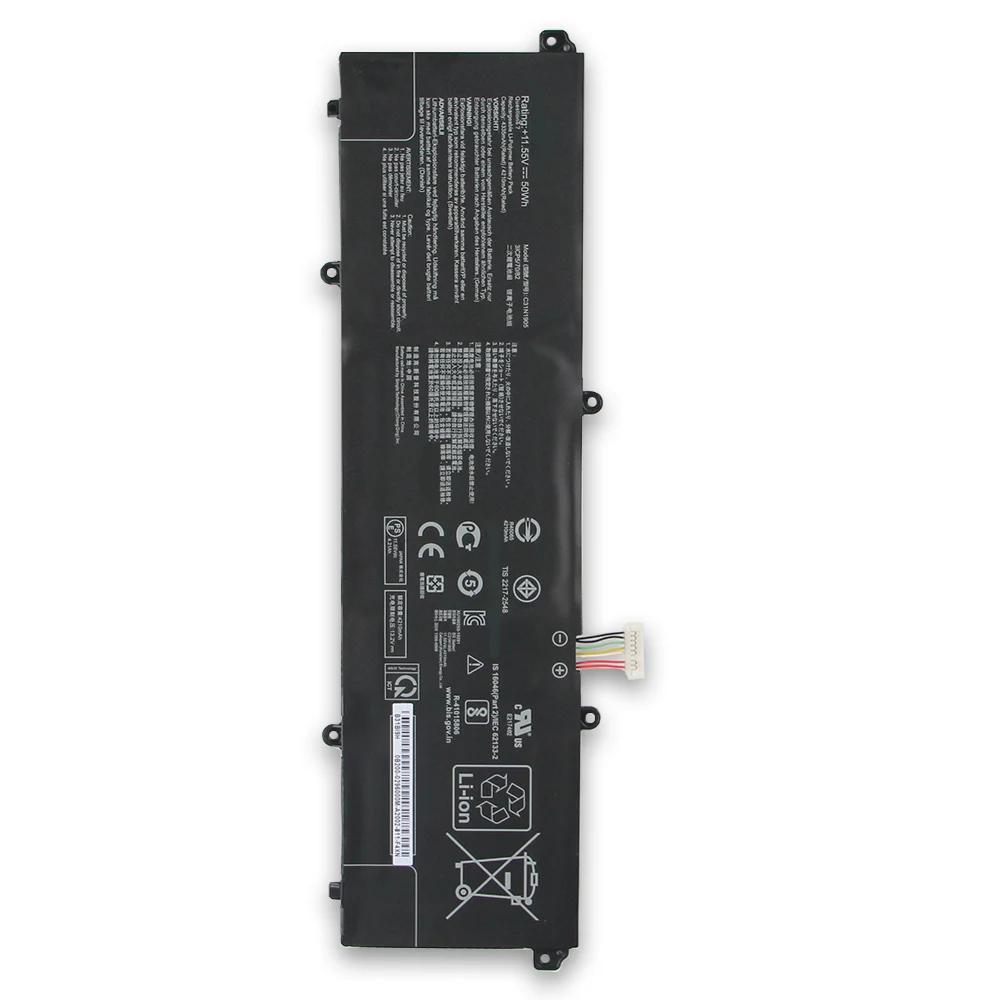 Replacement Battery C31N1905 For ASUS S5600F S433FL S521FA S533F ADOL14FLC S4600F 4335mAh