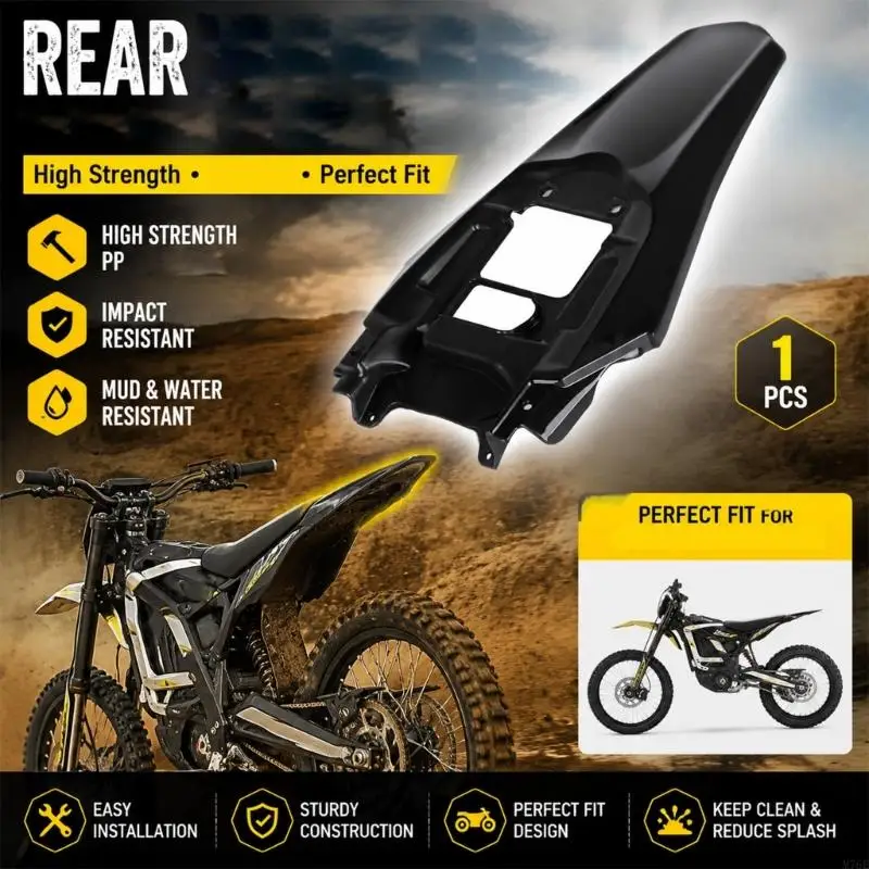M76E Hinterrad-Motorrad-Kotflügel, zur routinemäßigen Reinigung abnehmbar – Detail 4