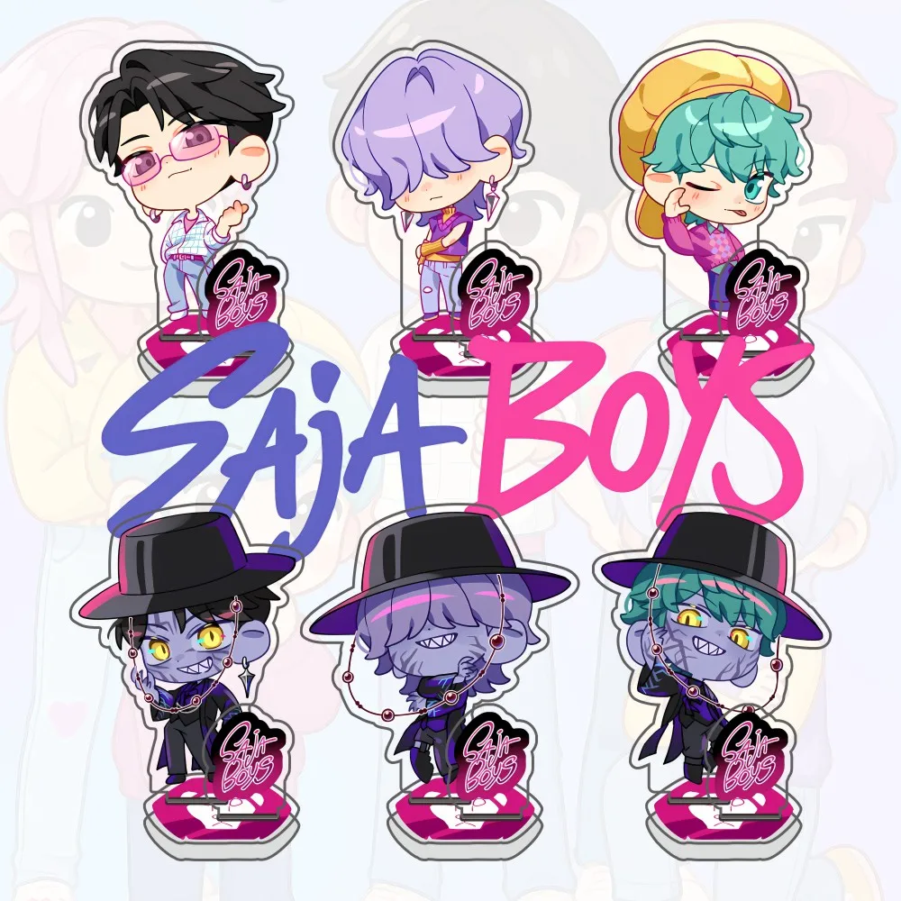 

KPop Demon Hunters Superstar Rumi Mira Zoe Acrylic KeyChain Standing Plate Backpack Decoration Pendant Ornament Accessories gift