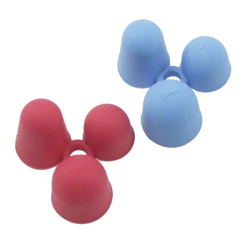 Bambini a tre dita che scrivono portamatite portapenne in Silicone antiscivolo con supporto per penna