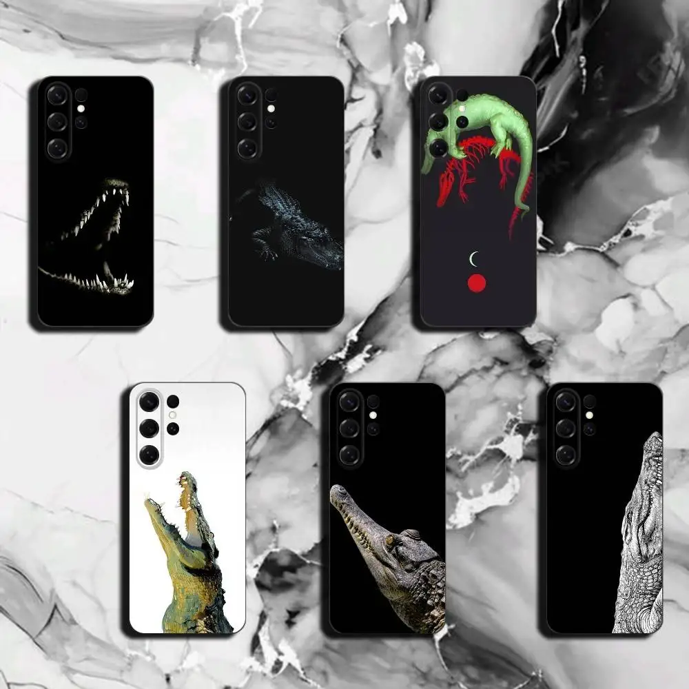 Cool Crocodile Pattern Phone Case for Samsung Galaxy S26 Ultra S22 Plus S21 FECover S21 S22 S23 S24 S25 Ultra