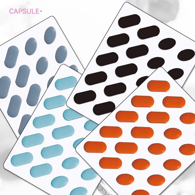 UnusualWaySports Mouse Skates Feet Capsule Ellipse DIY Cambered Surface PTFE Anti Collapse Orange Cyan Pink Black Silver Fox