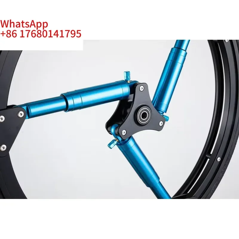 A Pair Caremaster Elegant Luxury Good Absorption Shock Absorber Pump Wheelchair Wheel For Active Leisure Sports Wheelchair Wheel