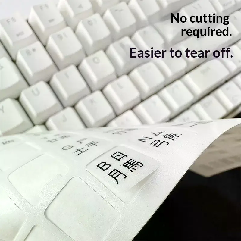 1Set Laptop Keyboard English Deutsch Keyboard Stickers Alphabet Layout French Letter Spanish