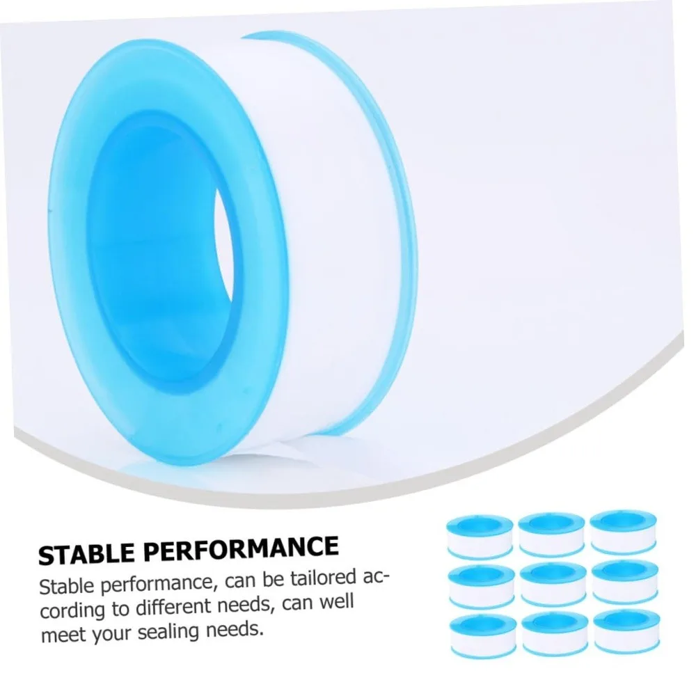 Thickened PTFE Plumbing Tape, 4M Thread Seal Tape for Pipe Fittings, 4 Rolls, Random Color