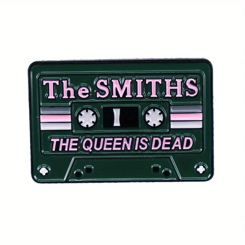 The Smiths Album Cassette Enamel Pin - Punk Style Irregular Shaped Brooch for Clothing and Backpacks