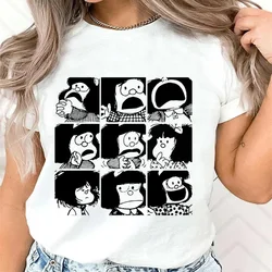 Mafalda top women funny anime Tee female streetwear harajuku clothes