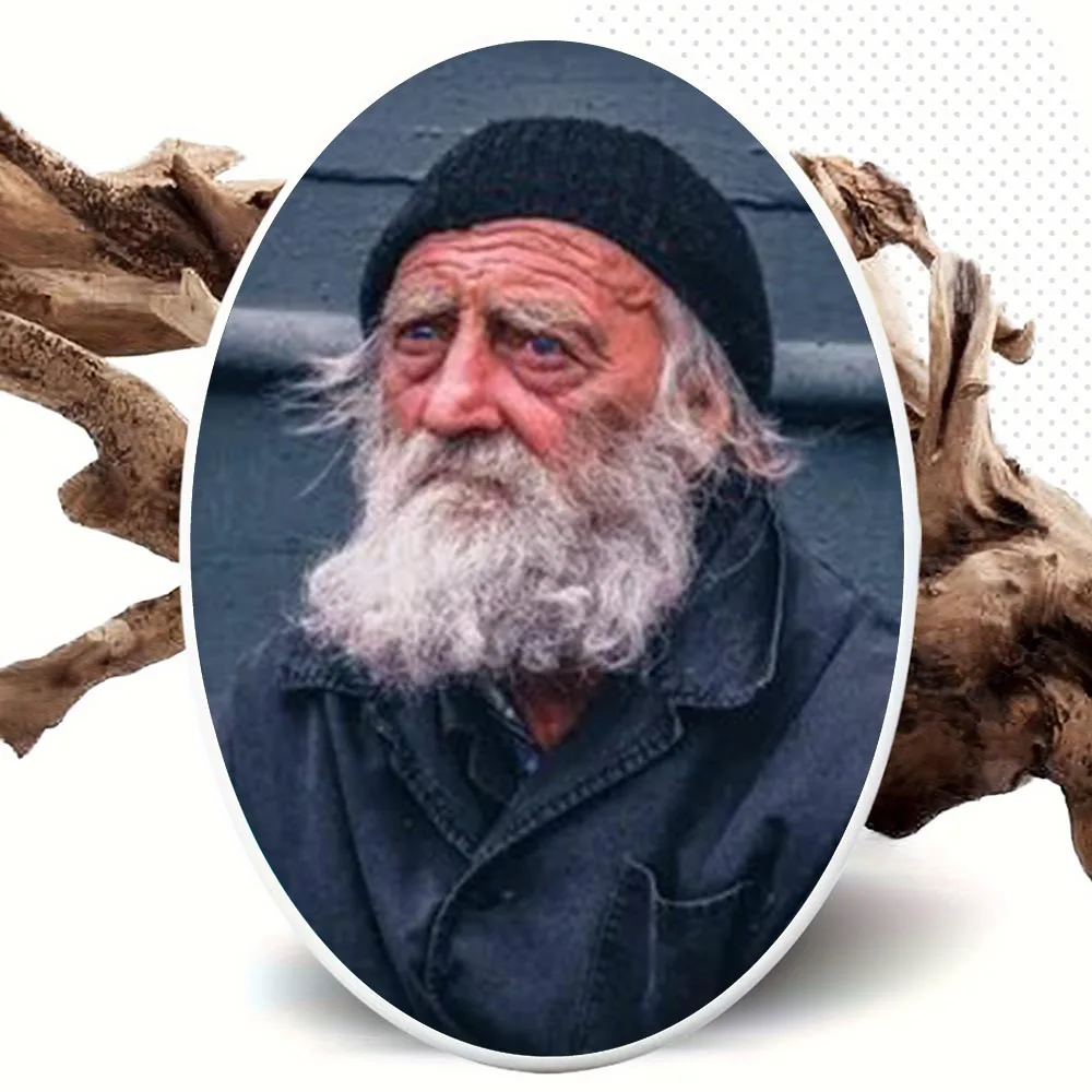2D Flat Not 3D 1pc Custom Photo Memorial Headstone Tile Oval Gravestone Marker for Outdoor Indoor Use Pet Memorial Decor