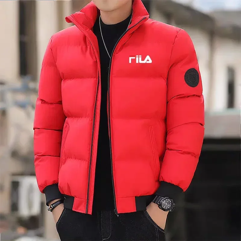 2026 Autumn Winter Men's Best Selling Cotton Jacket Fashionable Zipper Outdoor Fishing Windproof Casual Warm Coat S-5XL Parkas