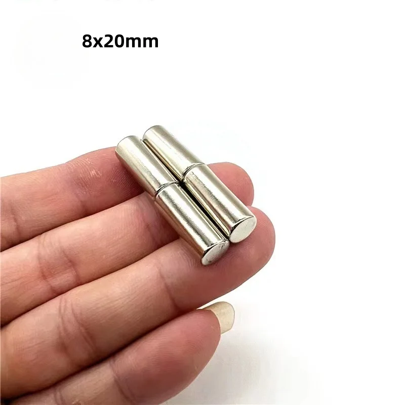8x20mm Round strong magnets 8*20mm for organizing memos, photos, and DIY on fridges and cabinets 8mmx20mm