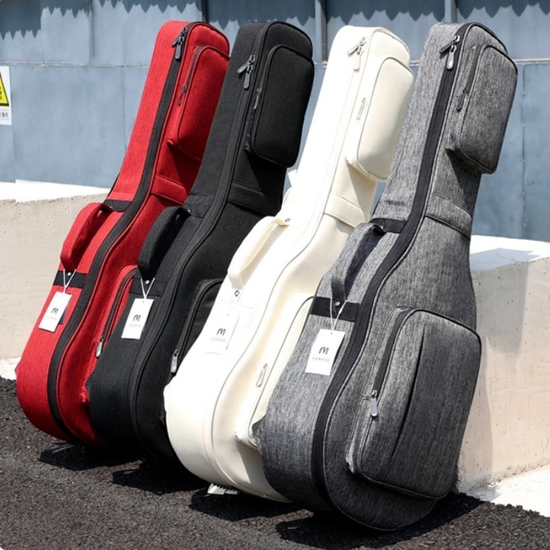 36-41 Inch Guitar Bag Double Shoulder Guitar Storage Bag Thicken Anti Fall Guitars Protect Bags Guitars Instrument Accessories