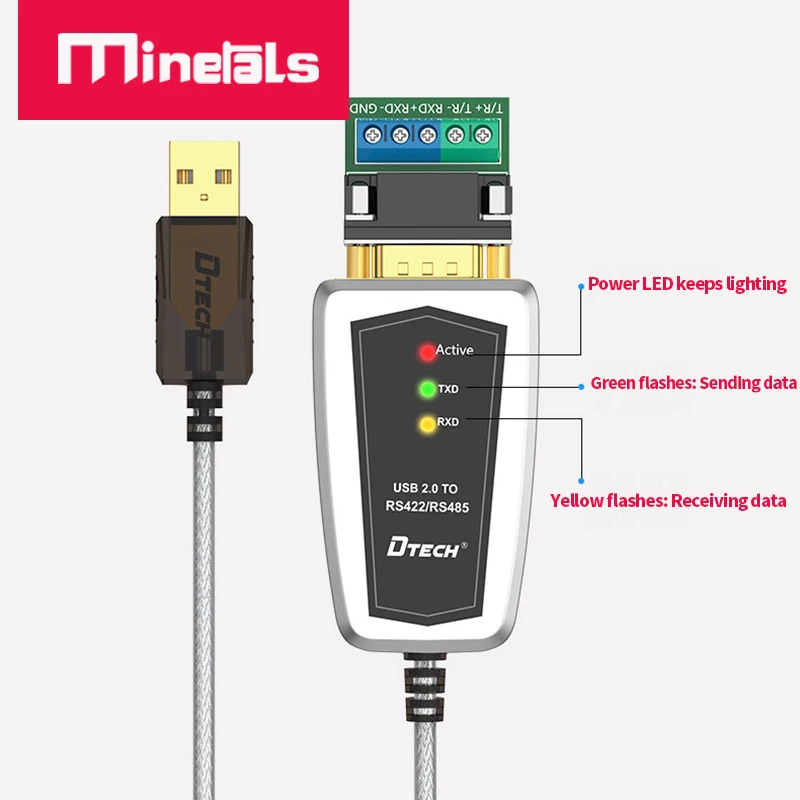 485 وحدة اتصالات RS485 إلى وحدة المنفذ التسلسلي الاتصالات usb