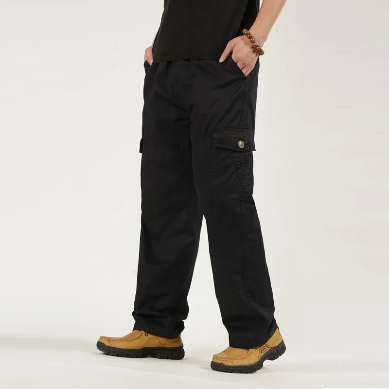 Pantaloni da uomo di grandi dimensioni Big 6XL Plus pantaloni Cargo da uomo pantaloni da uomo pantaloni sportivi pantaloni stile militare pantaloni da jogging maschili