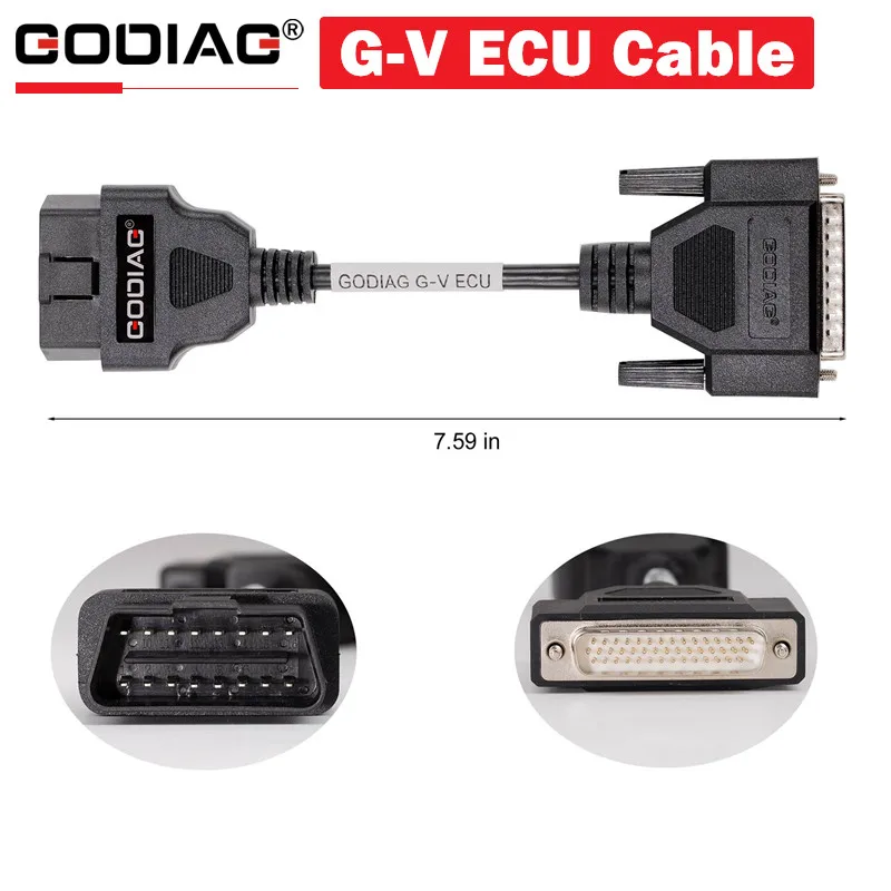 GODIAG G-V ECU Cable for Connecting Xhorse MULTIPROG with GT107 or GT107+ GPT BENCH BOOT to Read & Write Data on VAG Gearbox ECU