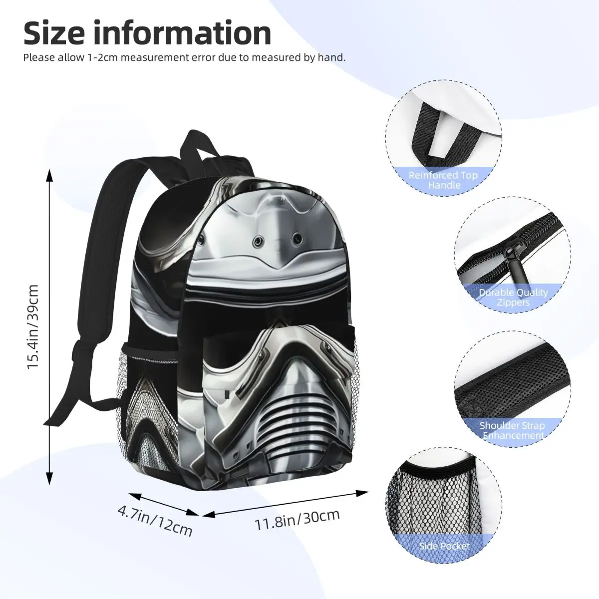Steampunk Pilot Air Fighter Helmet Backpack Student BookBag Children School Bag Computer Shoulder Bags for Boys Girls