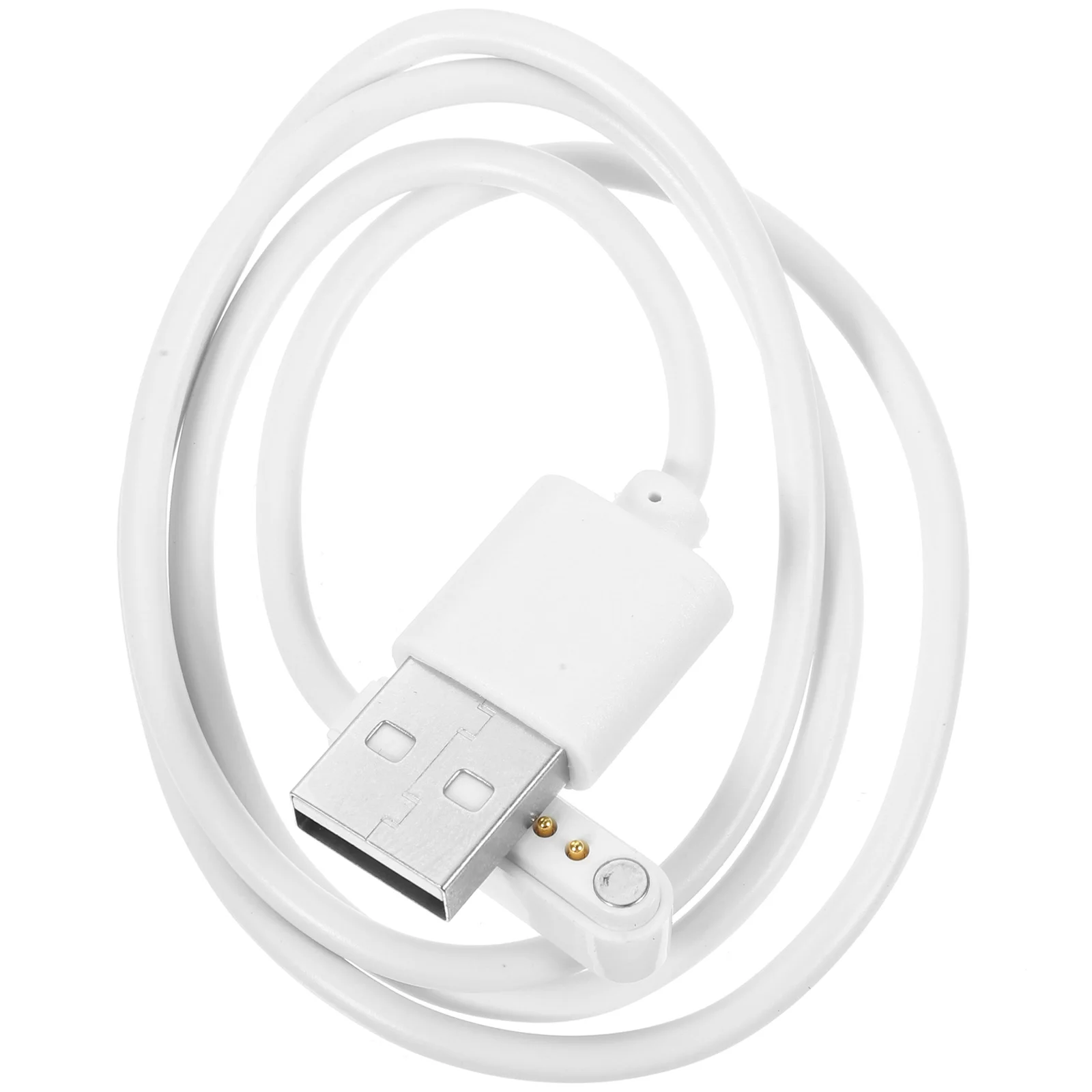 

Smartwatch 4 Pin Magnetic Suction Usb Charging For Watch Compatible With Smartwatches Sturdy Abs Copper Material Compact