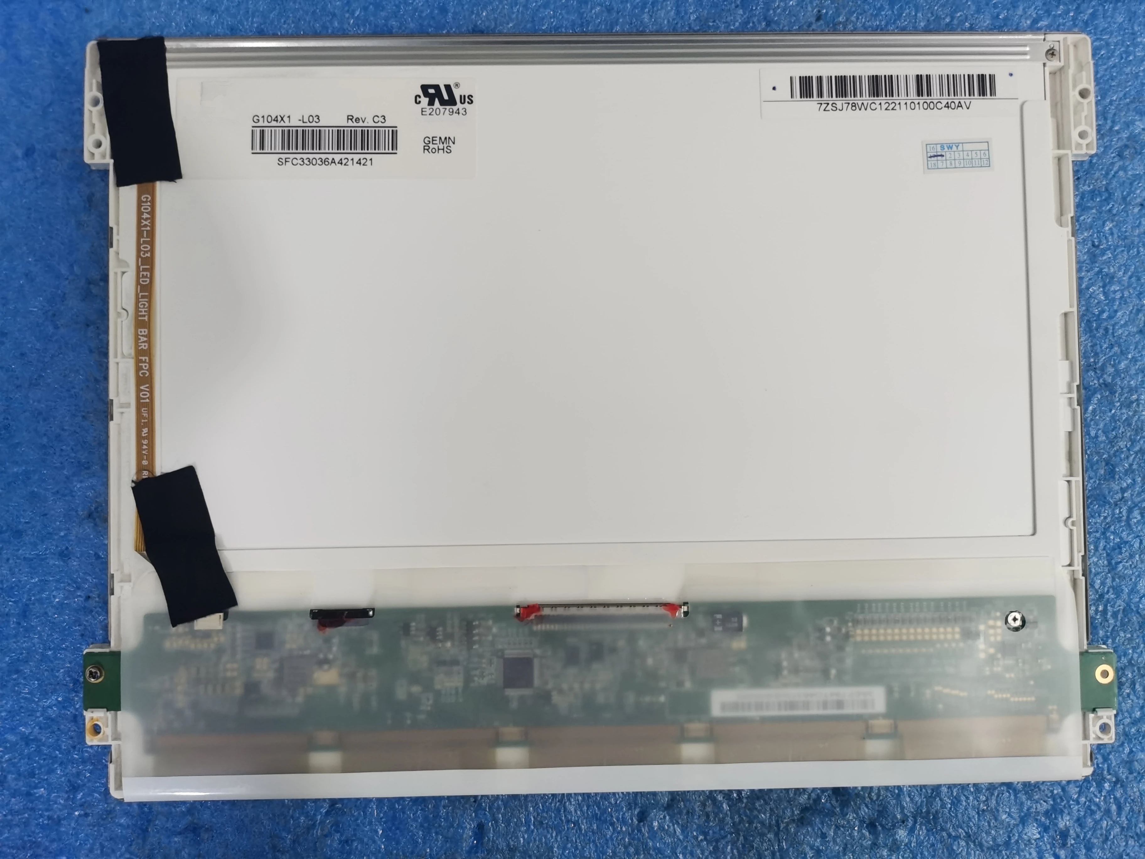 

Оригинальный ЖК-экран G104X1-L03 с диагональю 10,4 дюйма, протестирован и отправлен.