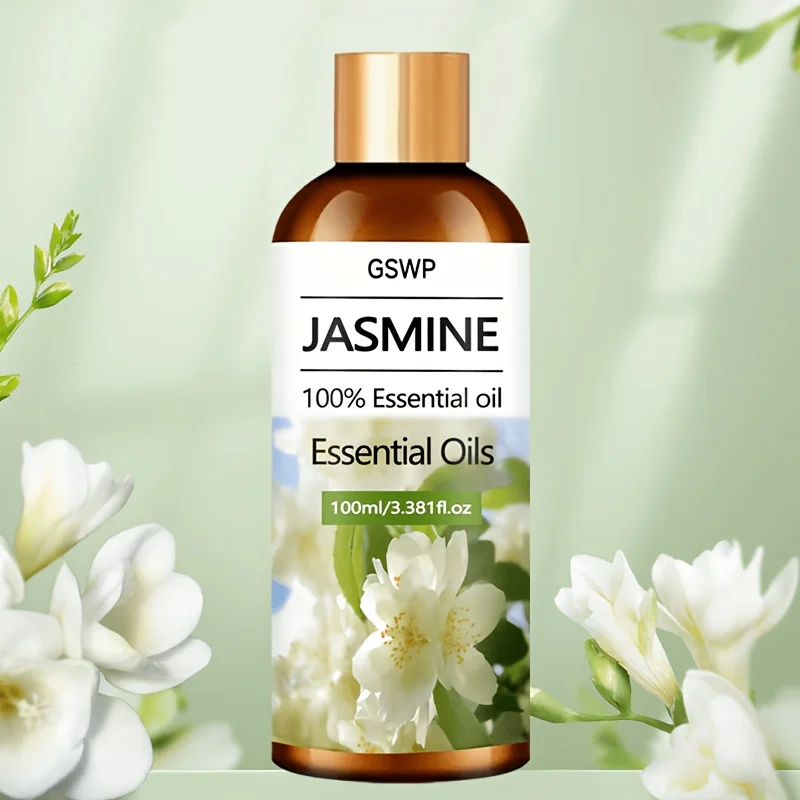 Huile Essentielle Hydratante au Jasmin GSWP, procure une hydratation intense et un contrôle visible 