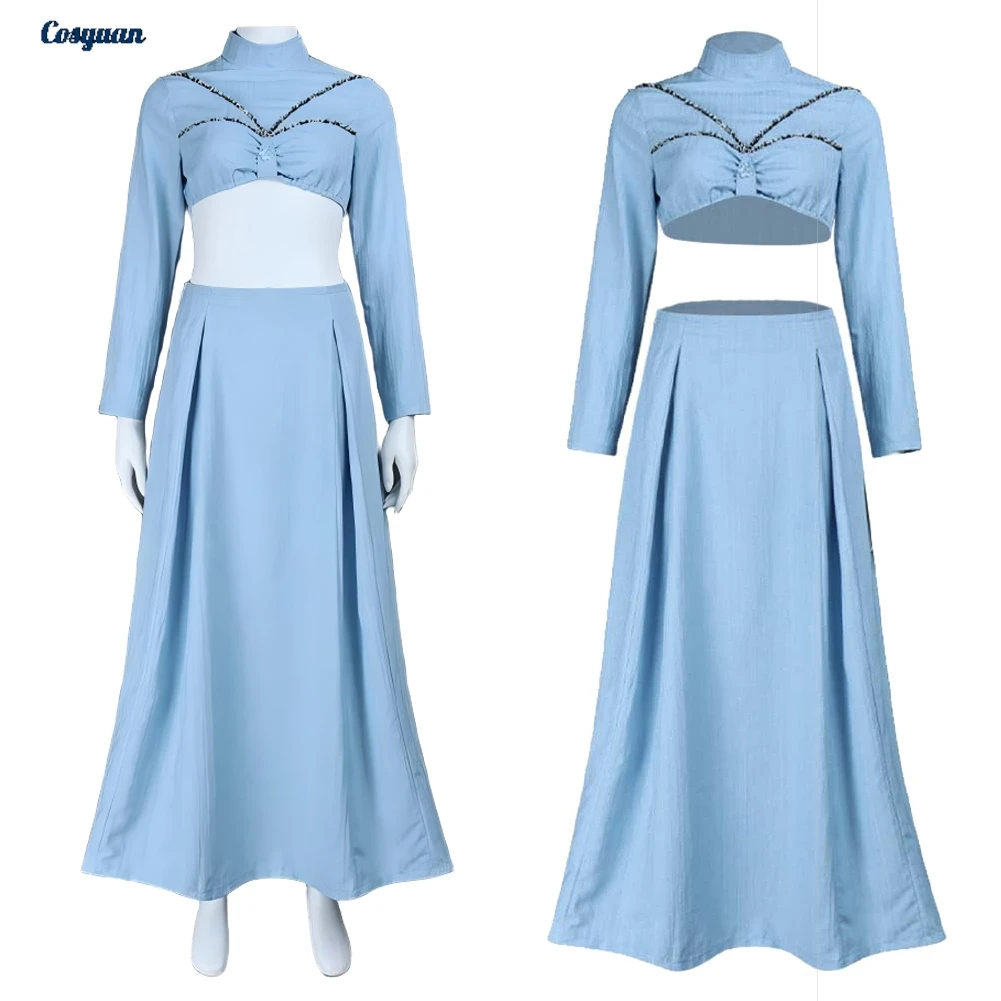 

Фильм Космическая Битва Падме Косплей Амидала Синие Платья Вечерние Маскировка Женщины Ролевая Игра Костюм Хэллоуина Карнавальные Наряды Костюмы