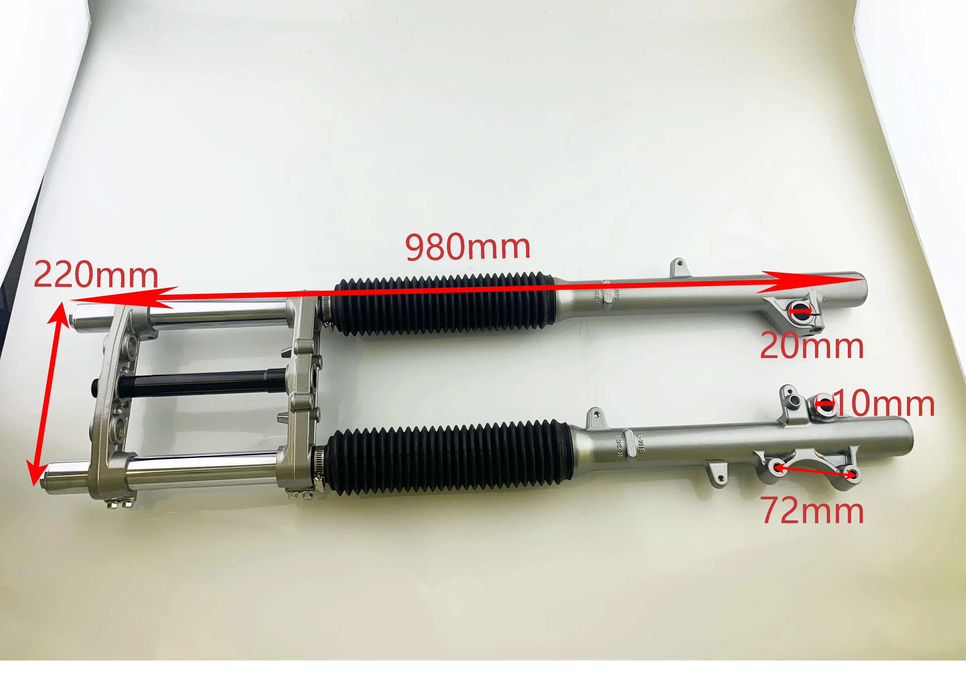Universal Motorcycle Body Suspension Front Fork With Direction Device Shock Plate Absorber