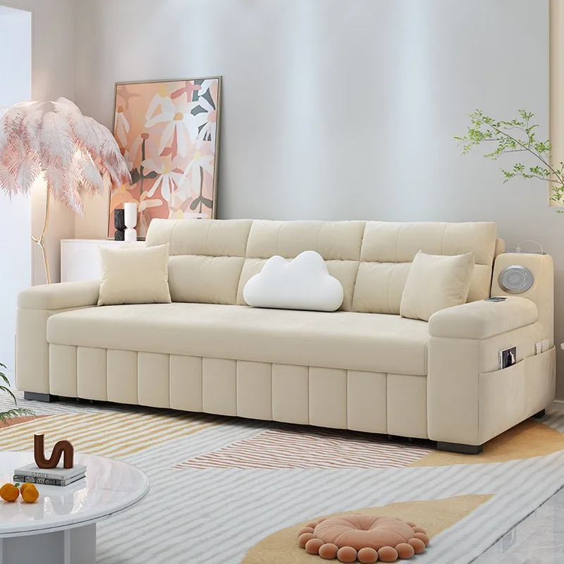 Minimalist Comfortable Living Room Sofas Soft Relax Lounge Multifunctional Sofa Economic Sleeper Muebles Para El Hogar Furniture
