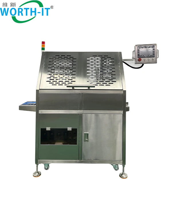 Automatic Sleeve Machine Is Mainly Used for Packaging Frozen Food in Thin Film sealed Trays Cardboard Sleeve