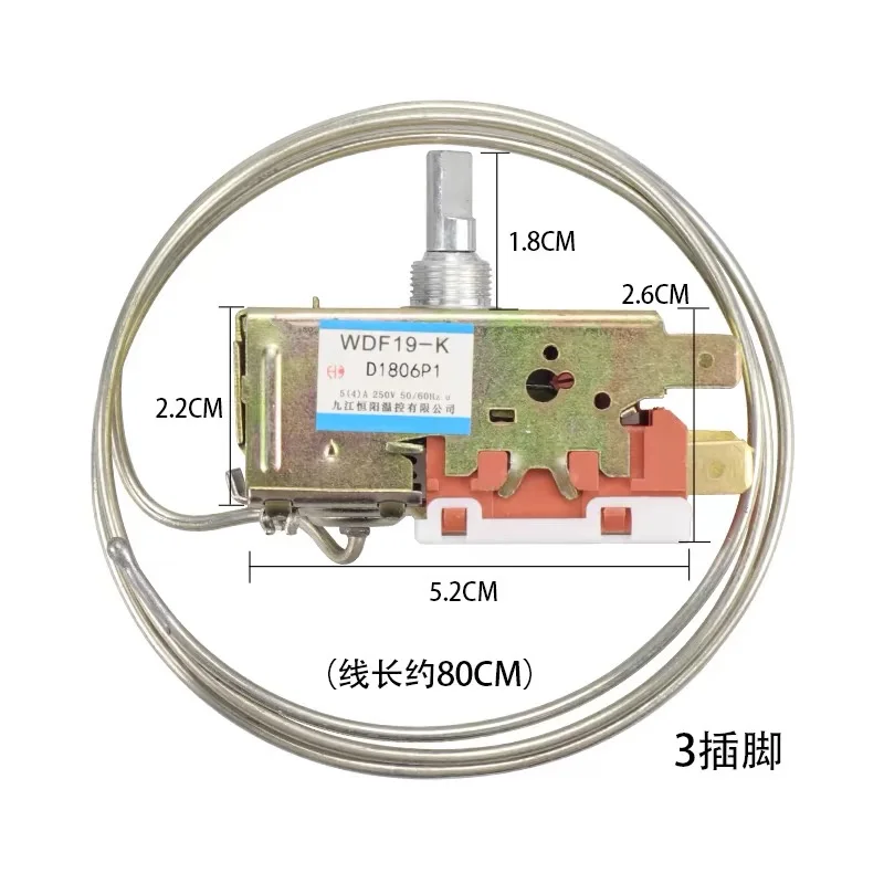 1PC Thermostat Switch WDF19-K K50 K54 K59 K59E Refrigerator Thermostat For Siemens Bosch Refrigerator