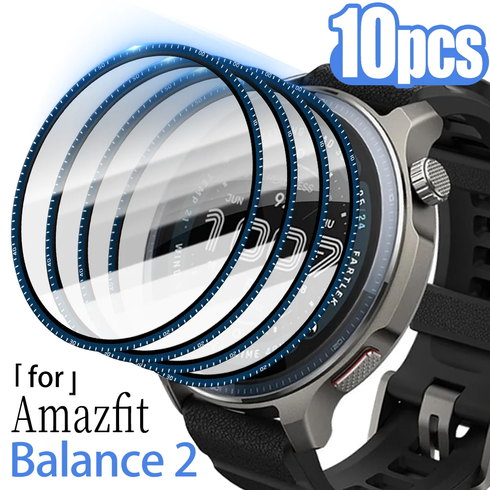 1-10PCS Ultra HD Screen Protector for Amazfit Balance 2 Protective Film Anti-scratch Protection Film Watch Accessories Not Glass