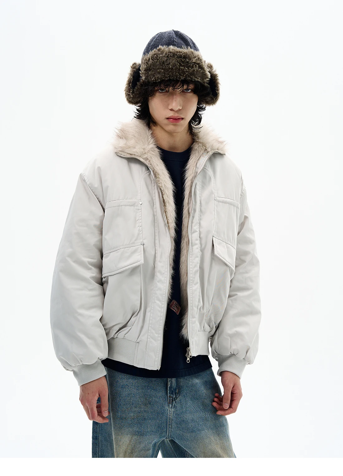 سترات رجالية ونسائية شتاء 2025 على الطراز الأمريكي الجديد سترات كلاسيكية راقية أنيقة وعصرية بلون سادة معاطف مريحة وفضفاضة ناعمة ودافئة