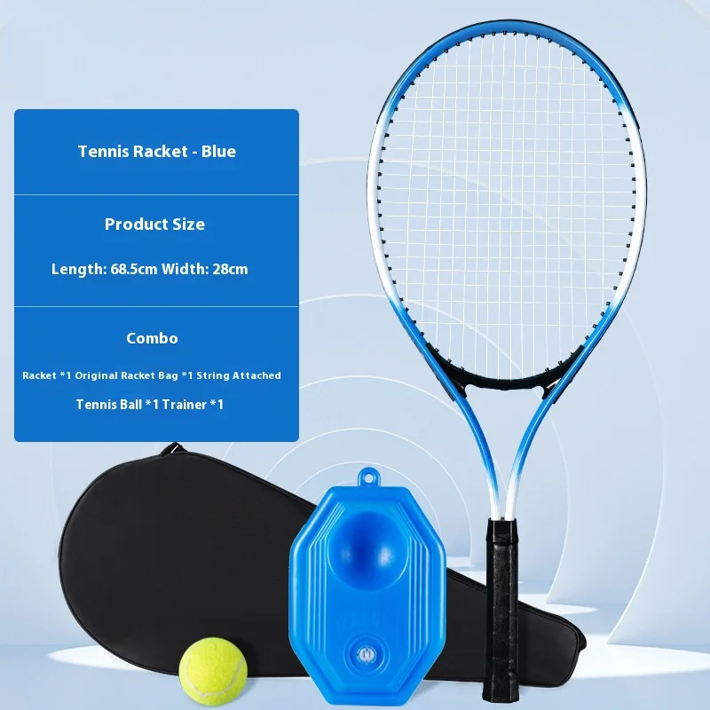 

Tennis racket training professional tennis racket shockproof junior tennis racket men's and women's universal tennis racket set