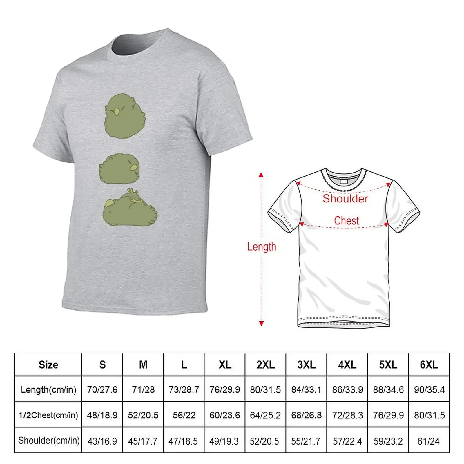 kakapo T-shirt cute clothes boys whites mens t shirts pack