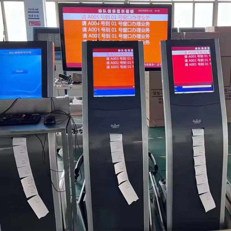 19inch/22inch Queue Calling Machine LCD Screen Display All-in-One for Hospitals Schools Banks & Ticketing