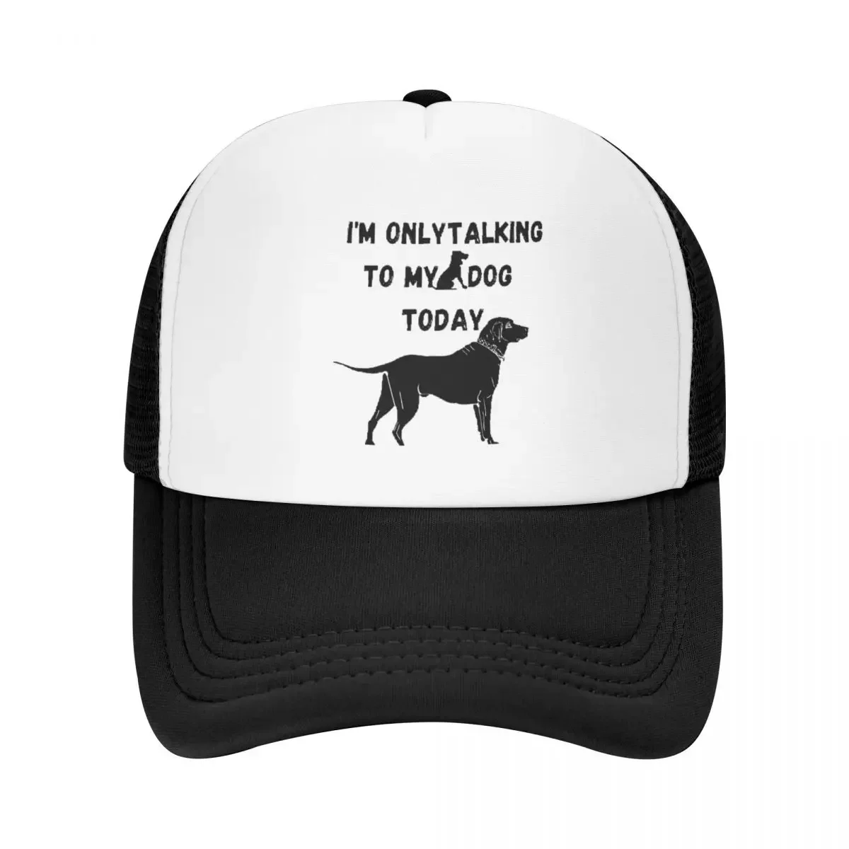 I'm only talking to my dog today Baseball Cap Golf Hat Sports Cap For Girls Men's