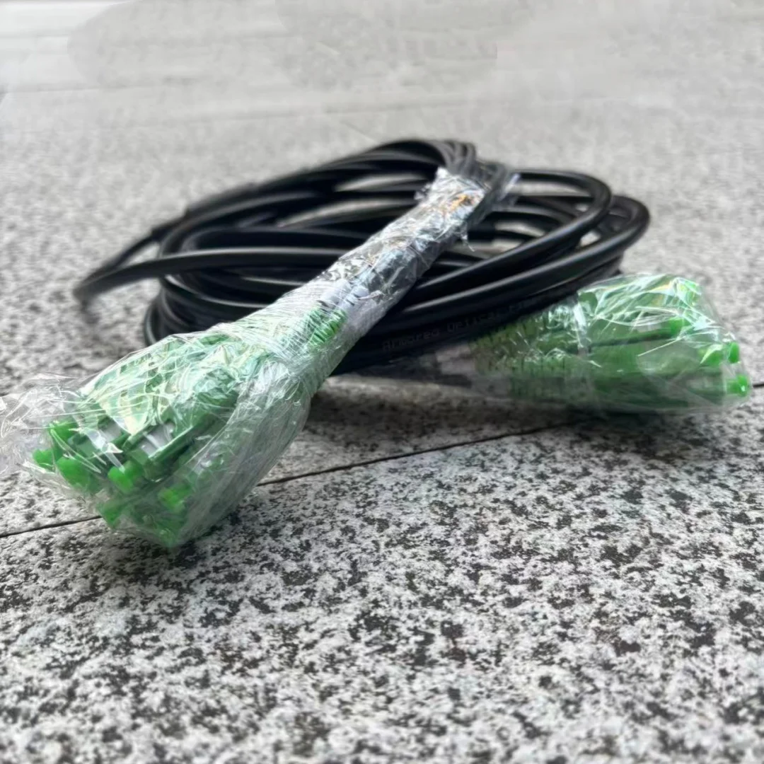 Armored patch cord 12 cores LSZH SC 1-40m 20m 30m 10m singlemode 12C LC FC ST APC SM 12 fibers optical fibre jumper outdoor