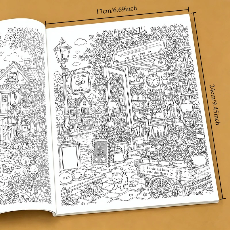 Doodle Line Coloring Book: Relaxing Patterns with 