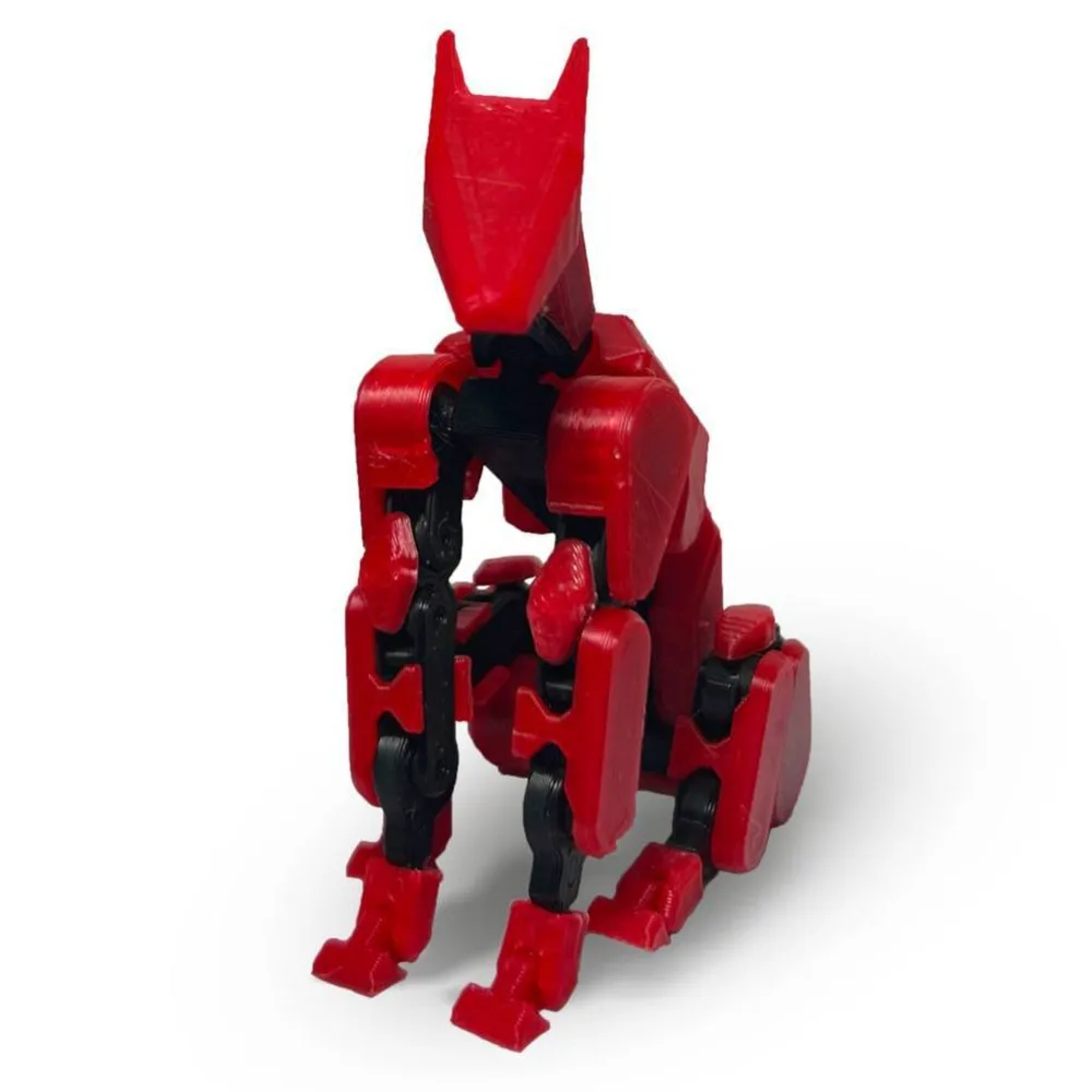 3D gedruckte mechanische Hund montiert Haustiere Anime Spielzeug Action figuren mehrteilige bewegliche Form Hift Roboter Schaufenster puppe Modell