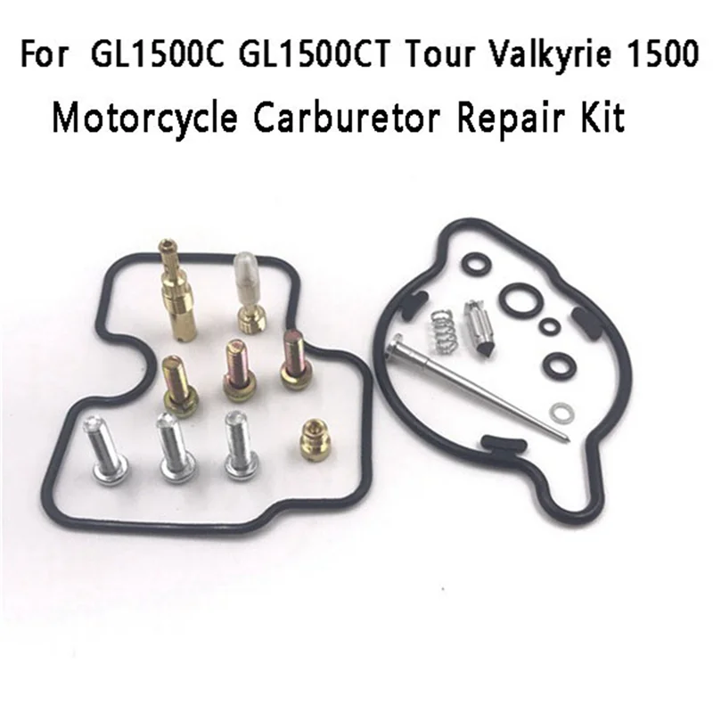 6 Set for Honda GL1500C GL1500CT Tour Valkyrie 1500 Motorcycle Carburetor Repair Kit Floating Needle Seat Gasket