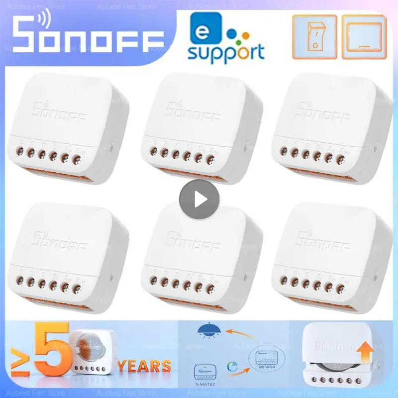 SONOFF S-MATE2 Extreme Switch Mate Local Control Mechanical Switch Support MINI Size Two-Way EWeLink Remote Control Via