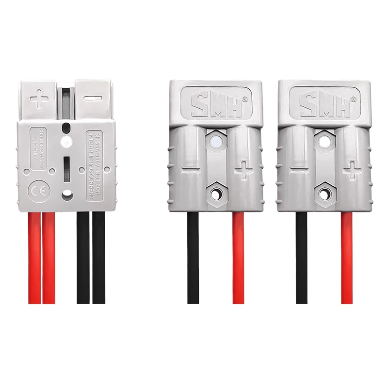 10AWG 50A 120A 175A  And eson 1to2 Splitter Connector Solar Battery Harness Disconnect for Forklift Charging Cable Quick Connect